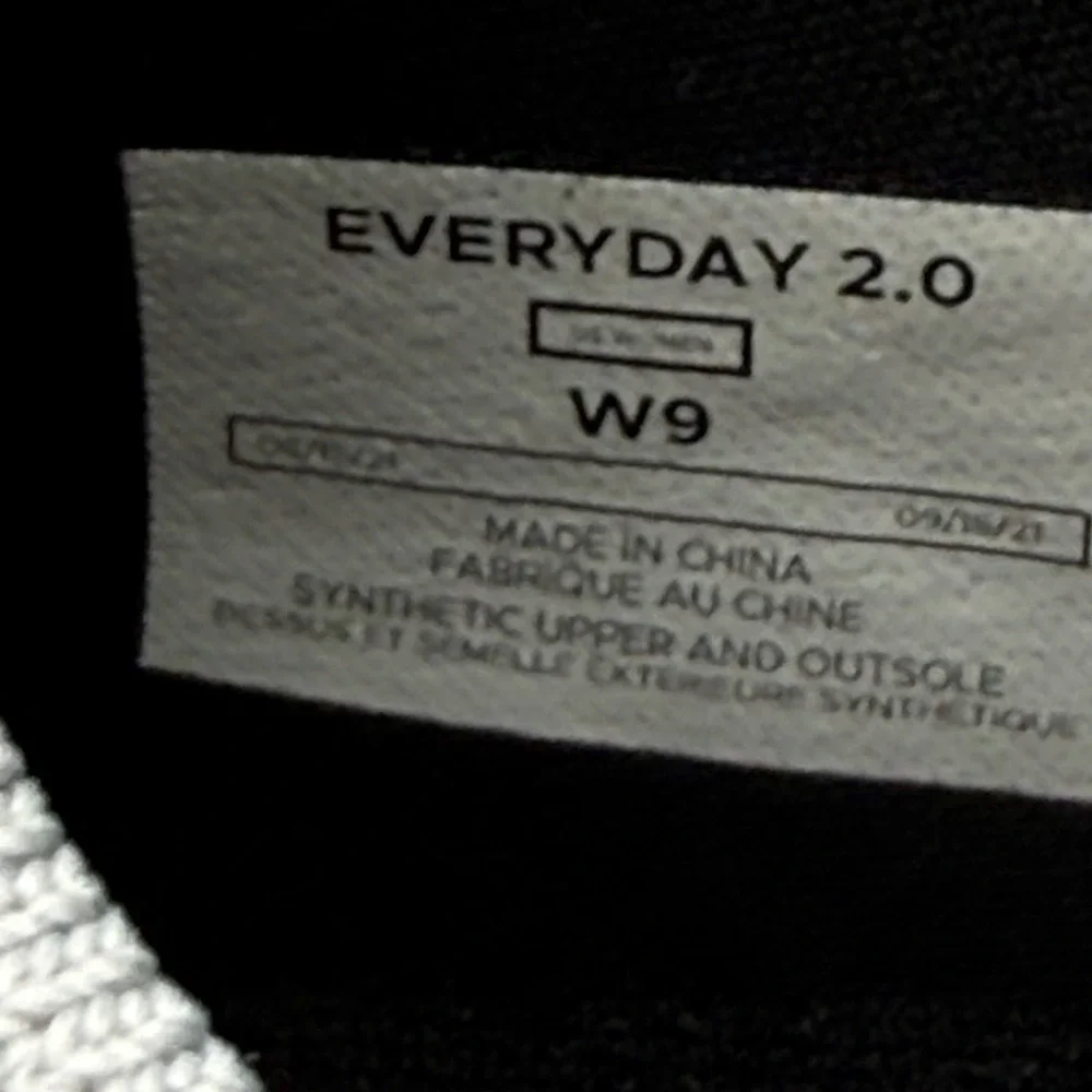 Vessi Everyday 2  Grey Waterproof Knit Athletic Sneakers Walking Shoes Women's 9
